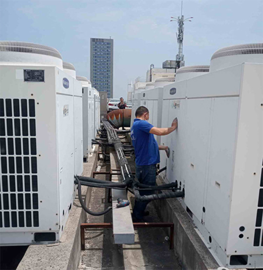 青州中央空调制热和不制冷系统维修方法